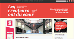 Desktop Screenshot of braderie-arcat.fr
